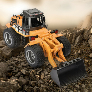 <span class=keywords><strong>HUINA</strong></span> <span class=keywords><strong>1520</strong></span> 6CH 1/18 2.4GHz RC Métal Bulldozer RTR Chargeur Frontal Ingénierie Voiture Jouet - Product Image 4