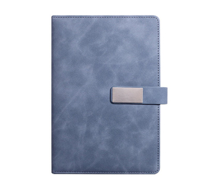 IStapromo Gifts Custom Logo School & Business Notebook Set Wired Glue Bound PU Leather Cover <b>Notepad</b> Gift for Students - Product Image 4