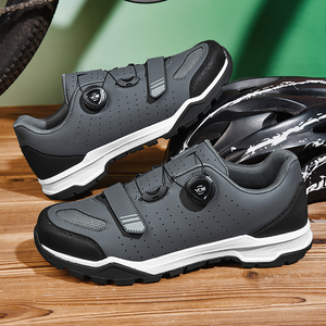 <span class=keywords><strong>Zapatillas</strong></span> de Ciclismo <span class=keywords><strong>MTB</strong></span> Profesionales, Ligeras, Transpirables, con Parte Superior de Microfibra y Malla, Suela de Goma, Sistema de Hebilla Giratoria - Product Image 3