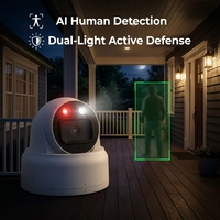 Caméra IP POE 4MP compatible Hik, double éclairage intelligent, couleur intégrale, Plug & Play, micro intégré, surveillance réseau, caméra bullet CCTV 2K