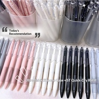 Pulpen Ujian ST High-Performance, Ujung 0.5mm, Bahan Plastik, Tidak Dapat Dihapus, Alat Tulis Pelajar & Kantor