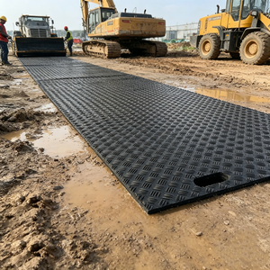แผ่นป้องกันพื้นผิวขนาด 4x8 ฟุต ทำจาก HDPE 100% สำหรับป้องกันพื้นโคลน ทนทานต่อการกดทับ ใช้ได้กับรถบรรทุกและ<span class=keywords><strong>รถ</strong></span>ยนต์ - Product Image 2