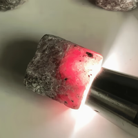 Corindon brut naturel de haute qualité en vrac, pierre brute, cristal de guérison rouge rubis pour la décoration intérieure Feng Shui