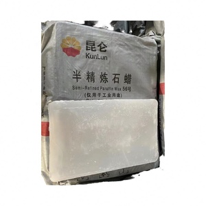 Cire de paraffine entièrement raffinée de marque Kunlun de qualité industrielle/cire de paraffine semi-fine 58-60 pour bougie - Product Image 1