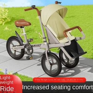 Nuevo Modelo de <span class=keywords><strong>Bicicleta</strong></span> <span class=keywords><strong>con</strong></span> Asiento Infantil, Vehículo para Padres e Hijos, Asiento para Niños de 20 Pulgadas, Vehículo para Madre y Bebé, Triciclo - Product Image 4