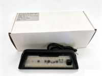 Lampe de travail LED 6W 6000K bicolore ambre, éclairage blanc et rouge à 45 degrés pour camping-cars, passionnés et travailleurs en extérieur