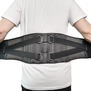 Best Selling Customized Medical Suporte Lombar 6 Permance Respirável Anti-skid Cintura Suporte lombar Voltar Brace para Homens Mulheres