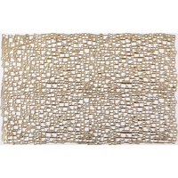 Set de table rectangulaire simple, creux, moderne, en PVC écologique de 1 mm d'épaisseur, pour Noël