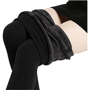 Legging thermique élastique pour femme, vêtement chaud d'hiver, de qualité supérieure, avec doublure en polaire, collant épais, pour le plaisir de la météo - Product Image 1