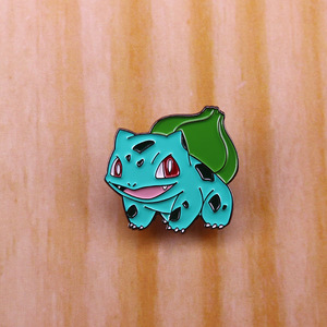 Broches en alliage cloisonné de haute qualité de 3 cm pour les fans de Monster Bulbasaur - Product Image 2