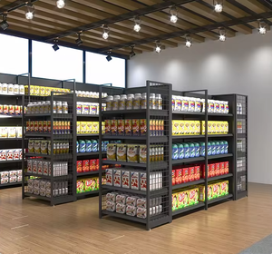 Estantería Metálica Comercial de Una Cara para Supermercados, Sistema de Exhibición Resistente y Autónomo para Tiendas - Product Image 5