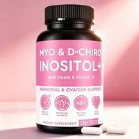 Capsules d'inositol Enwei pour l'équilibre hormonal chez la femme - Soutien de la santé ovarienne, du cycle menstruel et des soins utérins - Complément alimentaire à base de plantes - 60 gélules