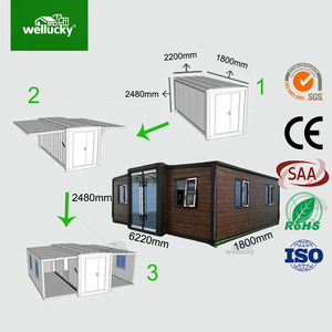 Nhà mô-đun đúc sẵn chi phí thấp với thiết kế có thể gập lại cho chỗ ở văn phòng trang web hoặc sử dụng nhà ở khẩn cấp - Product Image 6