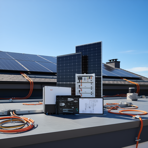 Sistema de Energía Solar Sunplus de 6Kw con Controlador Monocristalino MPPT para Generación de Energía - Product Image 2