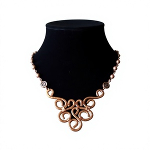 Handmade Copper Necklace for Women with Simple Design Lightweight Jewelry for Daily Wear and Gift Giving - Product Image 1