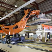 Robot industriel lourd personnalisé KUKA KR1000 Titan avec moteur et propulseur, charge utile de 1000 kg pour les applications de manutention et d'empilage