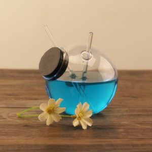 Custom Smoky Molecules Gourmet Restaurant Juice Creative <b>Coffee</b> Glass Spherical <b>Straw</b> - Product Image 6
