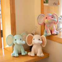 Peluche Éléphant à Grandes Oreilles Personnalisée Certifiée CE CPC, Écologique, Doudou Bébé, Jouet de Noël, Fabricant de Poupées Cadeaux