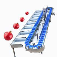 Machine de tri automatique par poids pour fruits, pommes de terre, mangues, volailles, poulets entiers, canards, oies, ailes, pattes, poignées, poissons
