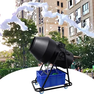 Gran potencia 3000W cabeza no móvil Jet máquina de espuma Cannon Party Pool Spray máquina de espuma al aire libre