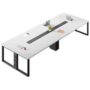 Mesa de Conferencia de Oficina Marca <span class=keywords><strong>XT</strong></span>, Mesa de Entrenamiento Larga, Diseño Moderno y Simple, Tipo Placa, Gran Tamaño, Embalaje en Correo de Guangdong - Product Image 5