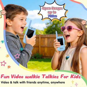 Walkie Talkie con Video para Niños de 4 a 12 Años, Juguete Interactivo para Padres e Hijos, Alcance de 1.5 km, Walkie Talkies para Niños - Product Image 4