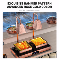 WINNERS lampe chauffante commerciale pour réchauffer les aliments buffet lumière d'isolation pour les fêtes utilisation au restaurant