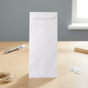 Sobres de Papel Kraft Blanco Personalizados |   Correo Empresarial y de Oficina |   Sobres Impresos con Estampado en Caliente y Autosellables - Product Image 2