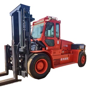 Nearly New 3-ton Heli Diesel Forklift <b>Model</b> H2000 10Ton Forklift with Three Stage Mast Hydraulic Side Shift Solid Tire 4 - Product Image 1