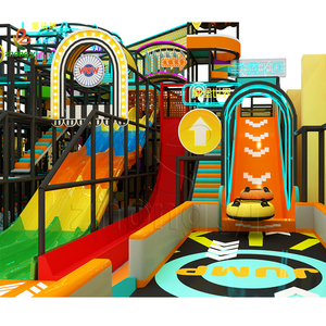 Trẻ em trong nhà sân chơi nhựa đôi trượt trong nhà sân chơi thể thao thiết bị tương tác sân chơi trong nhà - Product Image 2