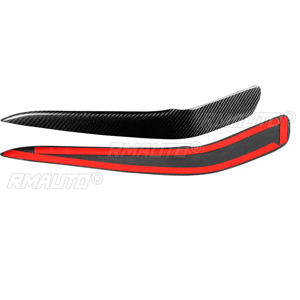 1 par de cubiertas de fibra de carbono real para faros delanteros de coche, para Lexus IS200 1998 1999 2000 2001 2002 2003 2004 2005 - Product Image 3