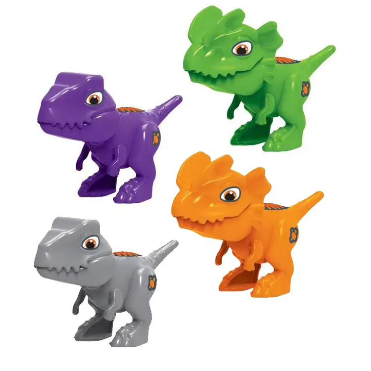 Ucuz DIY montaj dinozor oyuncak çocuk küçük oyuncaklar hayvan promosyon oyuncakları çocuklar için