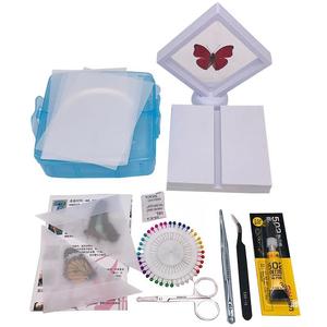 Butterfly Specimen Display Box White Frame Rectangle Shape DIY Craft Material Kit For Insect Collection - Product Image 5