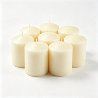 Bougie Pilier Haute en Paraffine Non Parfumée Écologique Grande Taille Longue Durée (7 Jours) pour Noël, Halloween et Décoration Intérieure – Vente en Gros