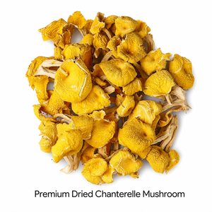 Chanterelles séchées jaunes de qualité supérieure |   Chanterelles déshydratées de qualité supérieure |   Yunnan sauvage biologique |   Vente en gros d'usine - Product Image 1