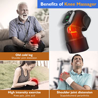 Masseur Électrique Rechargeable à Chaleur et Vibrations pour Genou, Coude et Épaule