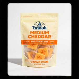 Bolsas de Plástico con Fondo Plano y Cierre Hermético Reutilizables, Impresas a Medida, de Grado Alimenticio para Alimentos Congelados, para Envasar Queso Rallado - Product Image 2