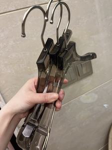 Lavinia acrílico transparente falda pantalones percha con clips de metal ajustables perchas de acrílico transparente - Product Image 4