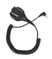 Microphone à distance en plastique PMMN4013A avec clip dorsal, audio bidirectionnel pour Mag One A8/A10/A12/CP1300/CP1200/CP1660/Filaire