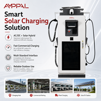 Systèmes d'énergie solaire hybrides Amppal 82 kW, solutions pour véhicules électriques, nouvelles énergies, stations de recharge rapide pour véhicules électriques au sol, protection IP54