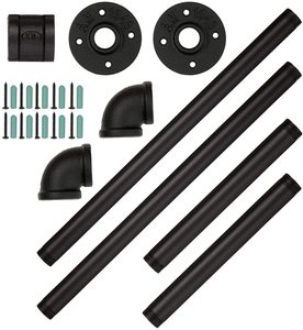 Công nghiệp thiết bị chiếu sáng phòng trang trí nội thất kệ giá Cấu trúc ống phù hợp nhà vệ sinh giữ giấy bảng khung kim loại gang - Product Image 1