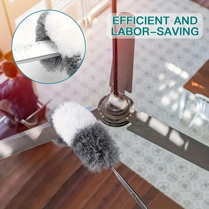 Bền Vững Bông Khăn Lau Bụi Đầu Có Thể Thu Vào Bụi Khăn Lau Bụi Với Nhựa Xử Lý 2.8M Chiều Dài Cho Đồ Nội Thất Làm Sạch Sản Phẩm - Product Image 4