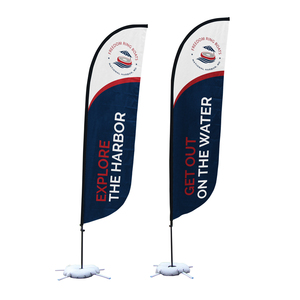 Display <strong>Stand</strong> <strong>Garden</strong> 90 Degree Fitting <strong>Flag</strong> Double Sided Printed Promotion Advertising <strong>Flag</strong> - Product Image 2