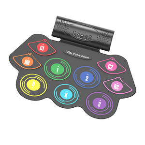 Kit de <span class=keywords><strong>batterie</strong></span> électronique enroulable en gros, ensemble de percussions coloré avec <span class=keywords><strong>batterie</strong></span> et haut-parleur – Idéal comme cadeau - Product Image 4