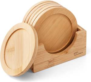 <span class=keywords><strong>Set</strong></span> di Sottobicchieri e <span class=keywords><strong>Tovagliette</strong></span> in Legno Stile Americano con Isolamento Termico per Cerimonia del Tè - Product Image 1