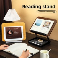 Support de lecture réglable pour ordinateurs portables et tablettes, idéal pour le bureau, en matériaux variés, fabriqué en Chine