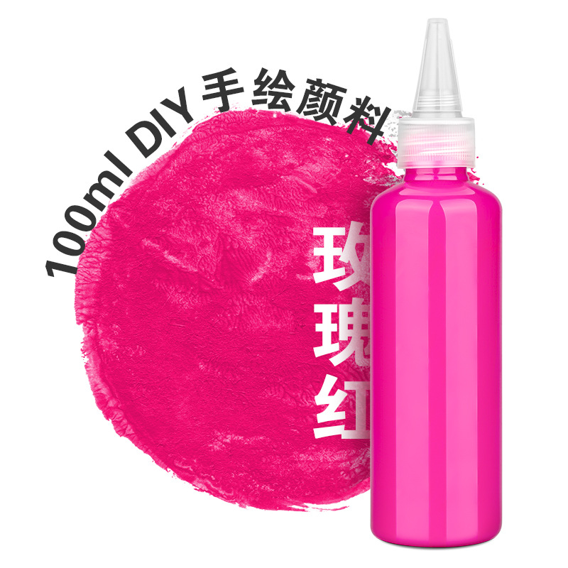 Large Bottle 100ml Waterproof Acrylic Paints Children's Paints Acrylic Pouring Paint
