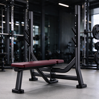 Station de musculation plate pour presse à la barre, idéale pour la maison, la salle de sport, l'entraînement de force pectorale et la musculation
