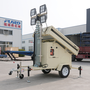 Điện năng lượng mặt trời chiếu sáng di động tháp 9M năng lượng mặt trời LED làm việc tháp ánh sáng cho trường hợp khẩn cấp sử dụng ngoài trời - Product Image 6