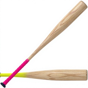 Set de Bate de Béisbol 28 en 1, Mango Rosa y Amarillo, Bate de Madera Resistente para Principiantes - Product Image 4